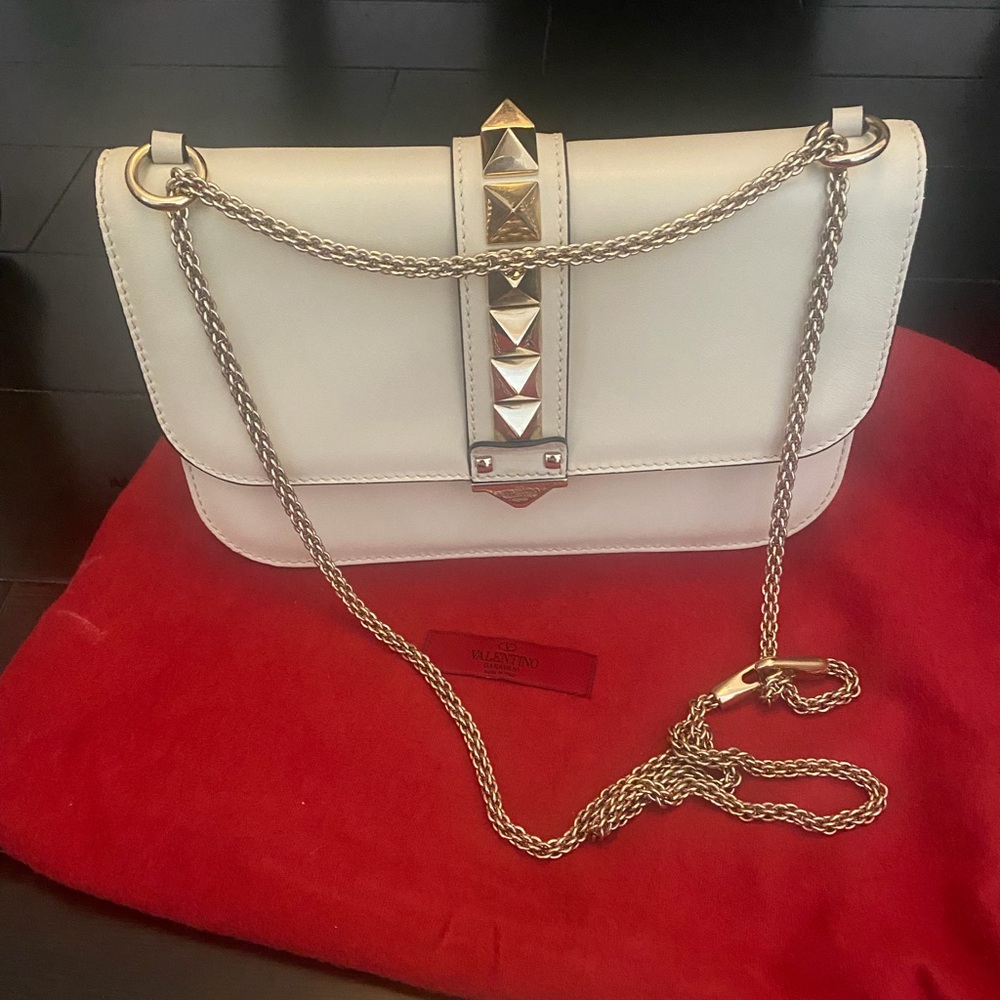 Valentino Rockstud Glam Lock Flap Bag
